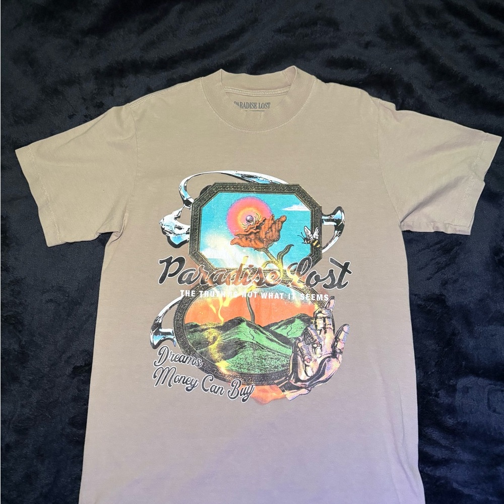 Tan Graphic T-Shirt